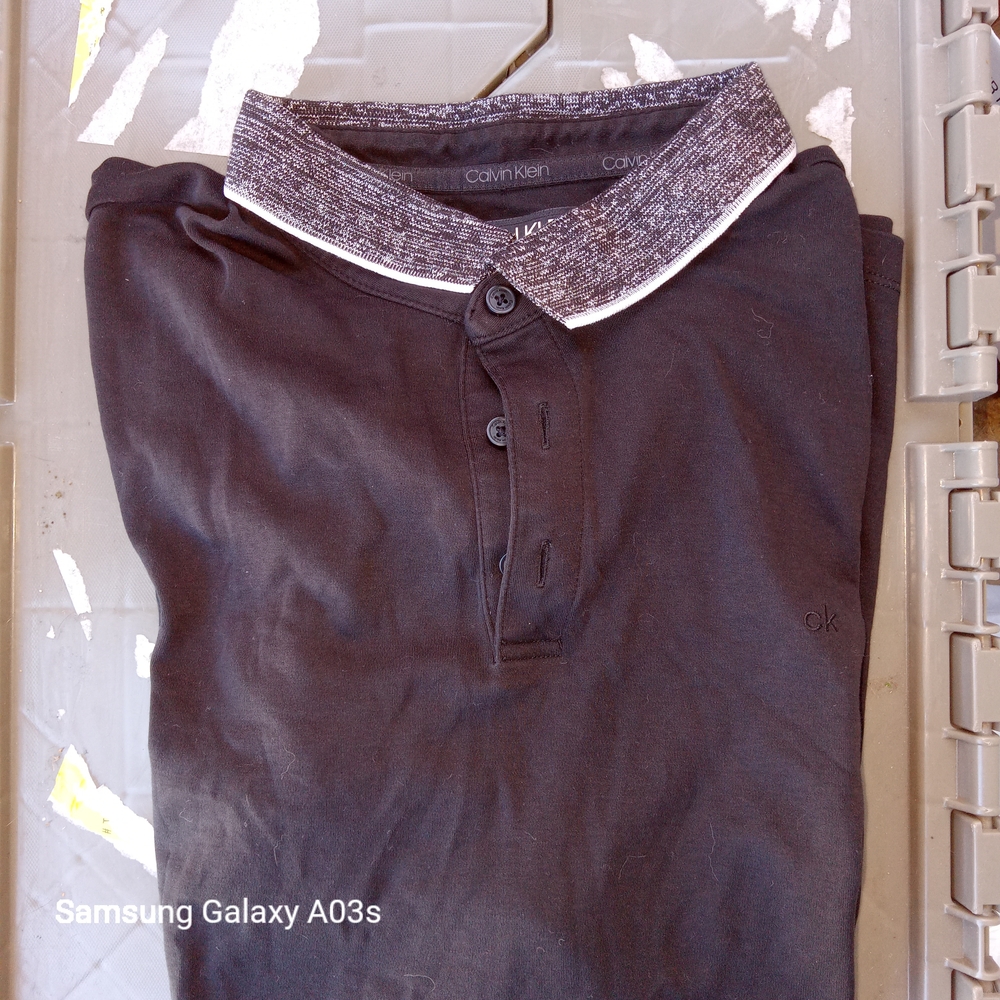 Calvin Klein Black Polo Shirt